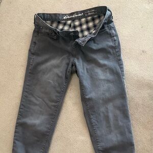 Eddie Bauer Flannel Lined Jeans 0 Petite Relaxed Fit